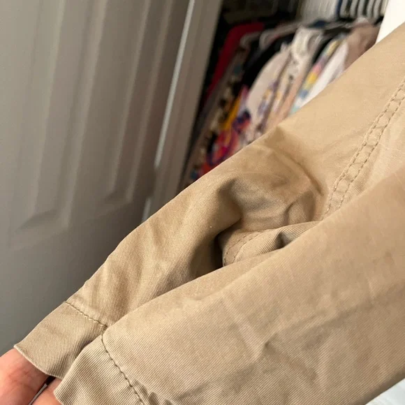 H&M box  Utility Jacket in Khaki 100% cotton size small - Picture 6 of 11